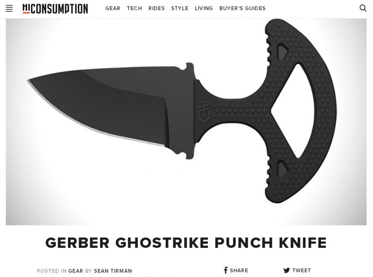 HiConsumption Glowing Review Ghostrike Punch Knife Gerber Blog